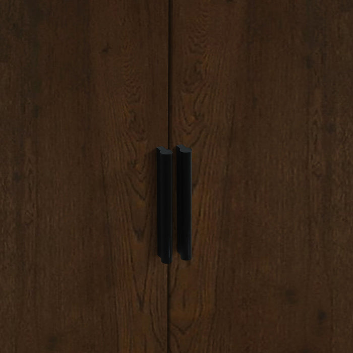 Asa 2 Door Wardrobe Walnut/Black