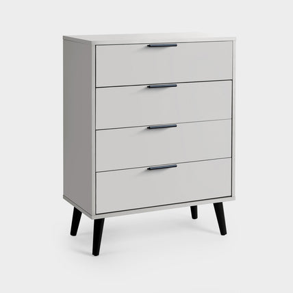 Asa 4 Drawer Chest Silk Grey