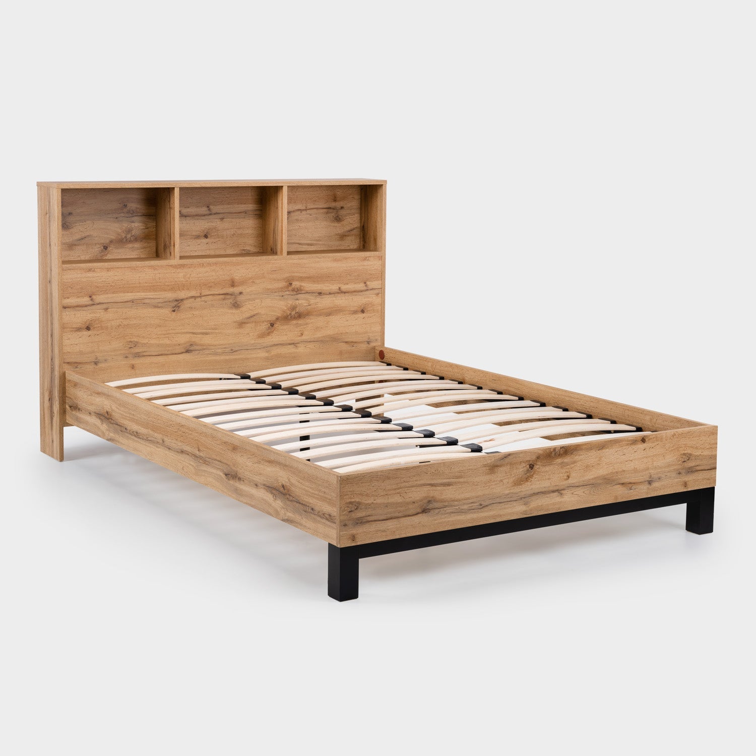 Bali Bed Frame Double Oak