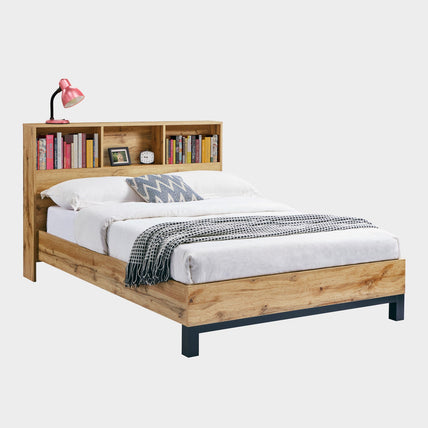 Bali Bed Frame Double Oak