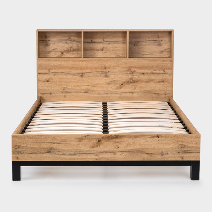 Bali Bed Frame Double Oak
