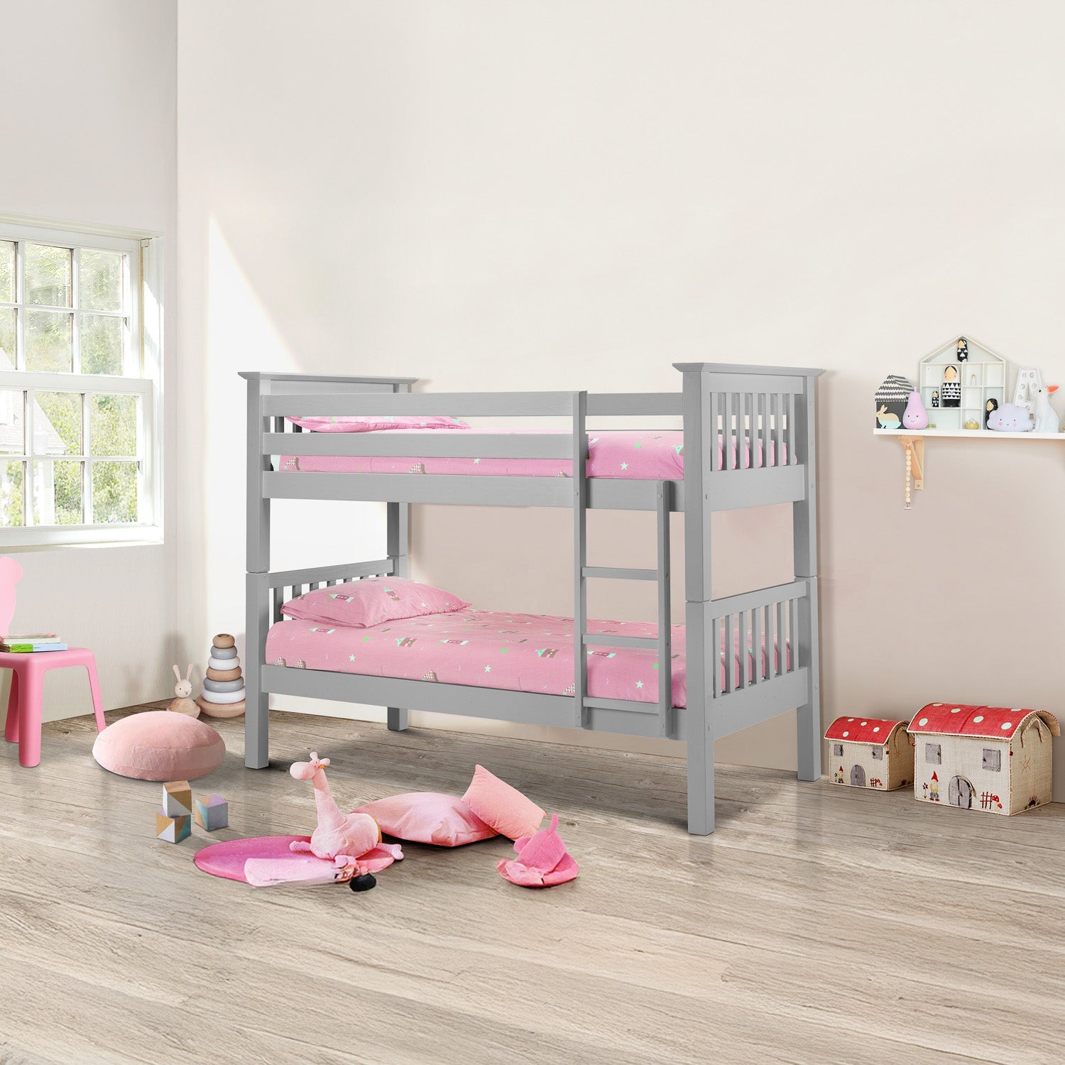 Bay Bunk Bed Dove Grey