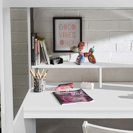 Brooke Gaming Highsleeper Bed All White