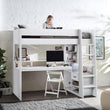 Brooke Gaming Highsleeper Bed All White