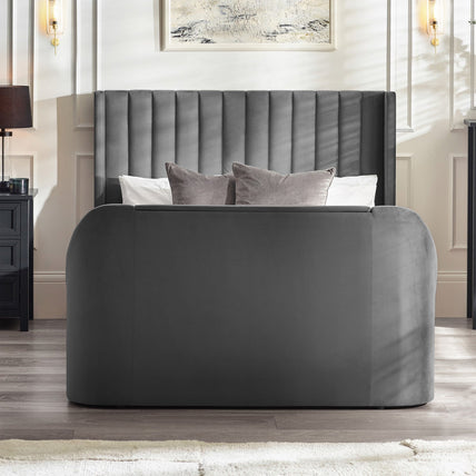 Calla Bed Frame Double Light Grey