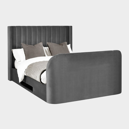 Calla Bed Frame Double Light Grey