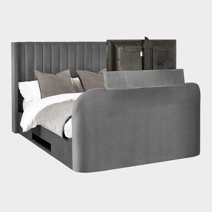 Calla Bed Frame Double Light Grey