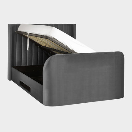 Calla Bed Frame Double Light Grey