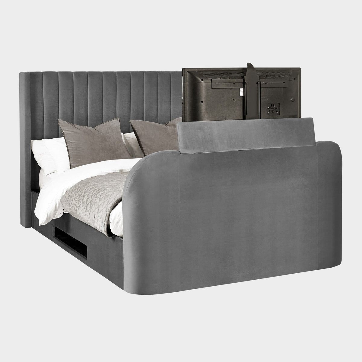 Calla Bed Frame Kingsize Light Grey
