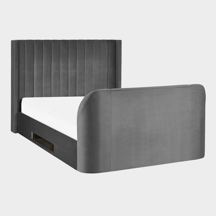 Calla Bed Frame Kingsize Light Grey
