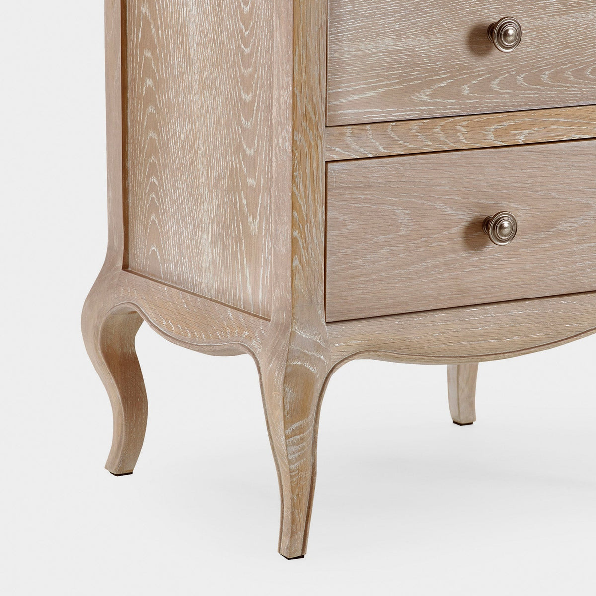 Camila 2 Drawer Bedside Limed Oak