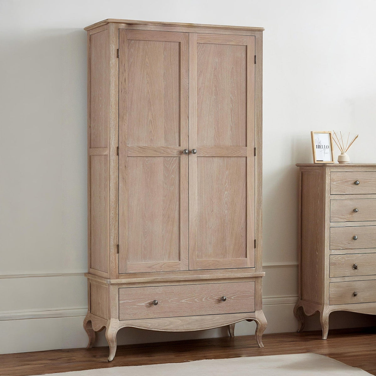 Camila Combination Wardrobe Limed Oak