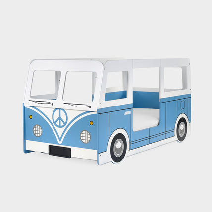 Campervan Bed Light Blue