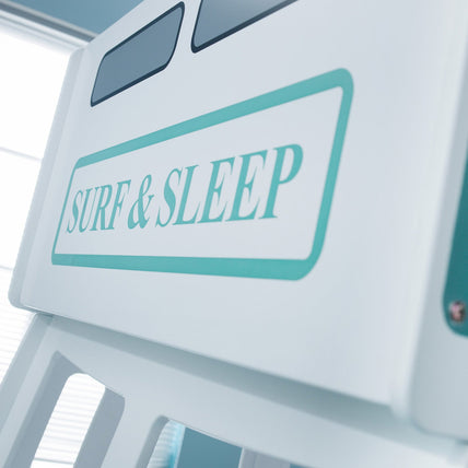 Campervan Bunk Bed White & Green