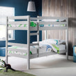 Cane Bunk Bed Dove Grey