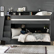 Cane Staircase Bunk Bed Anthracite