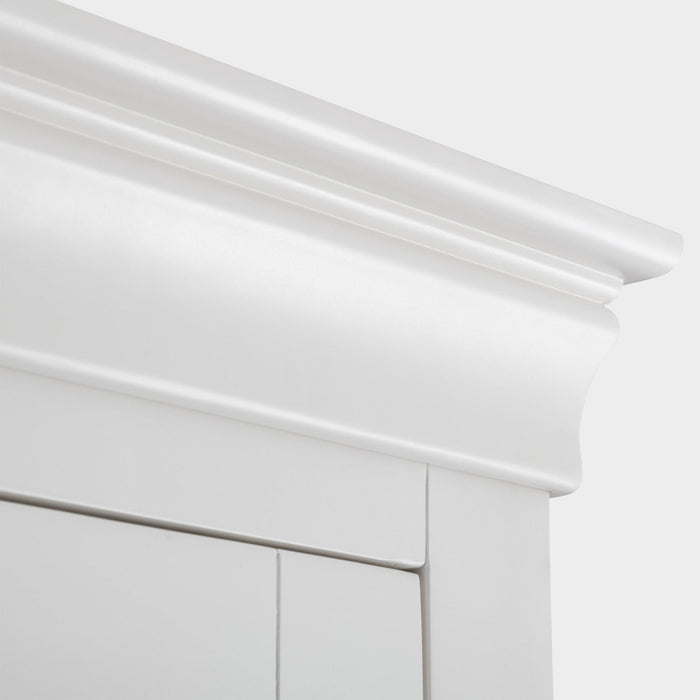 Clove 2 Door 1 Drawer Wardrobe White
