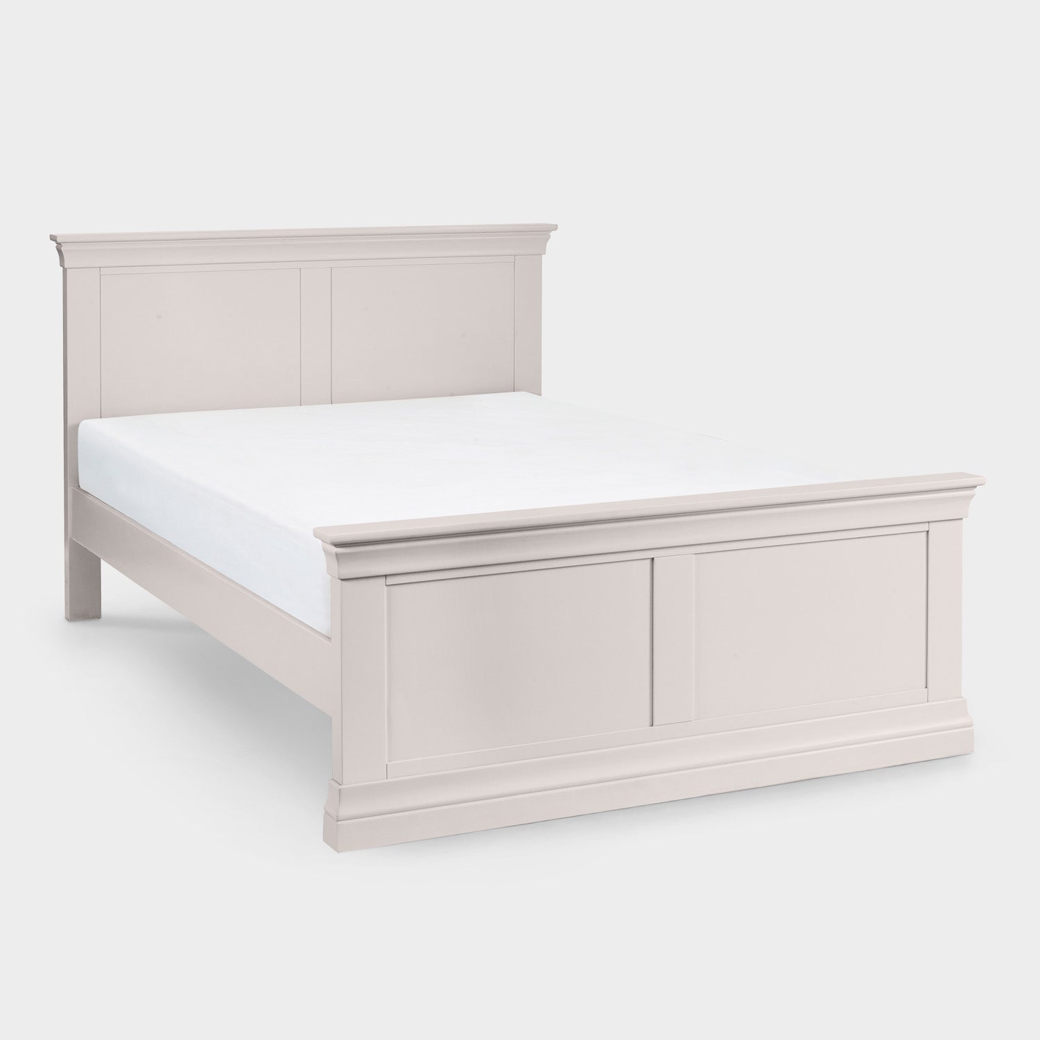 Clove Bed Frame Kingsize Light Grey