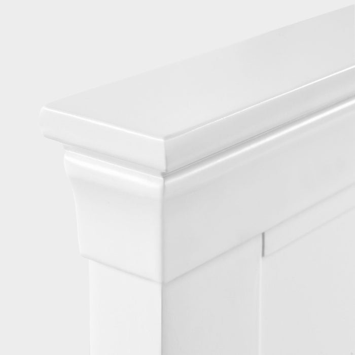 Clove Bed Frame Kingsize Surf White