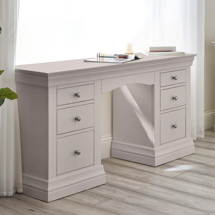 Clove Dressing Table Light Grey