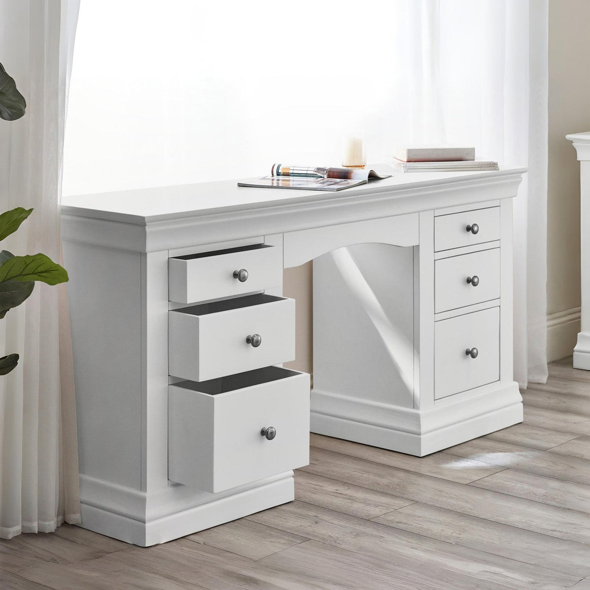 Clove Dressing Table Surf White