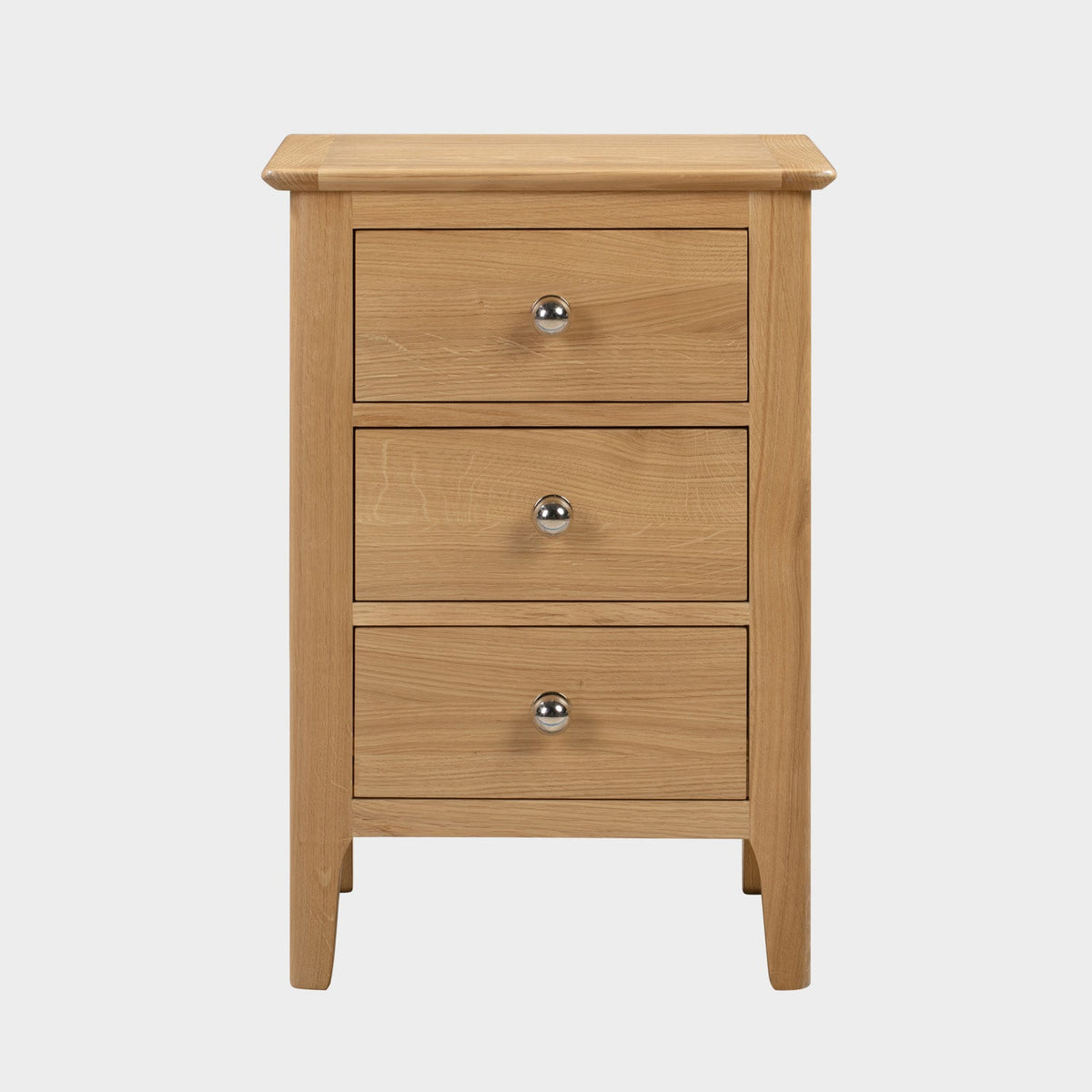 Cole Bedside Oak 3 Drawer