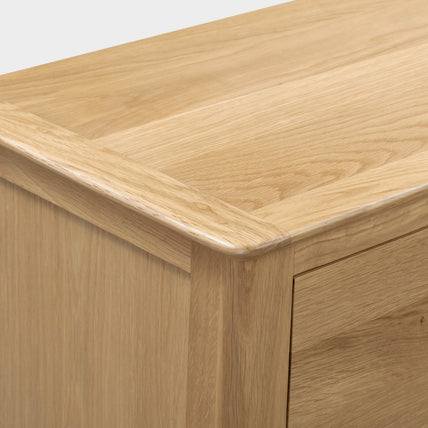 Cole 3 Drawer Bedside Oak
