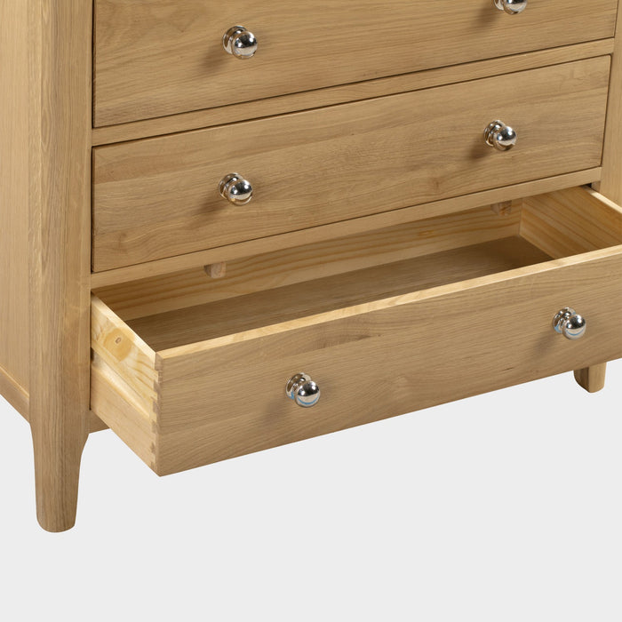 Cole Chest Oak 4+2 Drawer