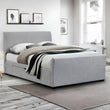 Como Bed Frame Double Light Grey