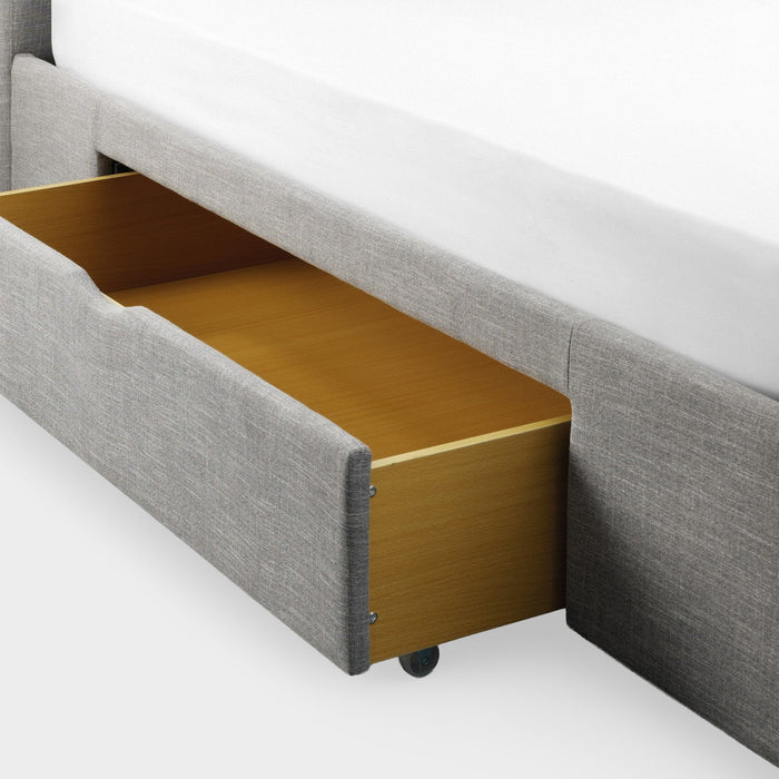 Como Bed Frame Kingsize Light Grey
