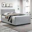 Como Bed Frame Kingsize Light Grey