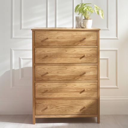 Connie 5 Drawer Wide Chest