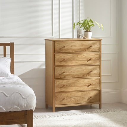 Connie 5 Drawer Wide Chest