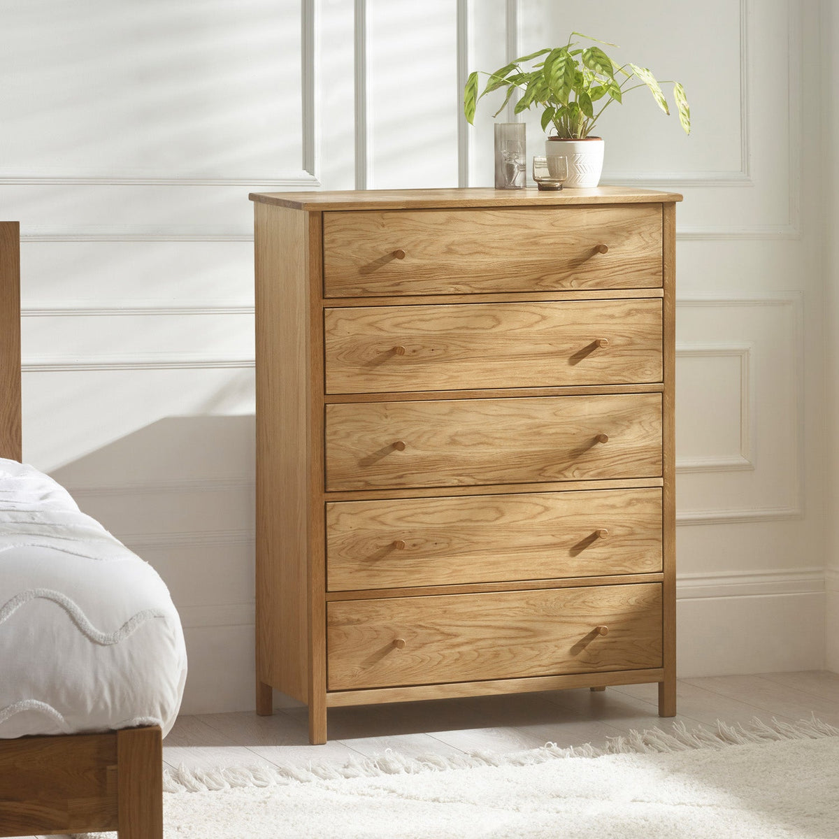 Connie 5 Drawer Wide Chest