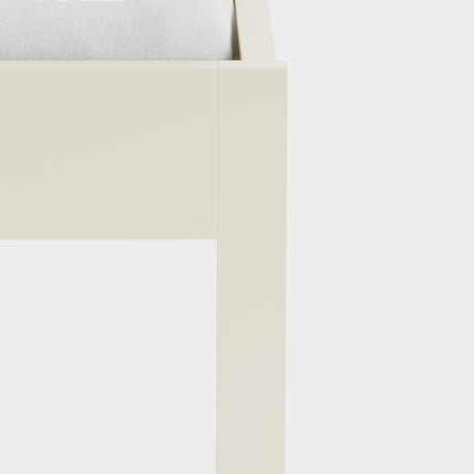 Connie Bed Frame Double Ivory and Oak