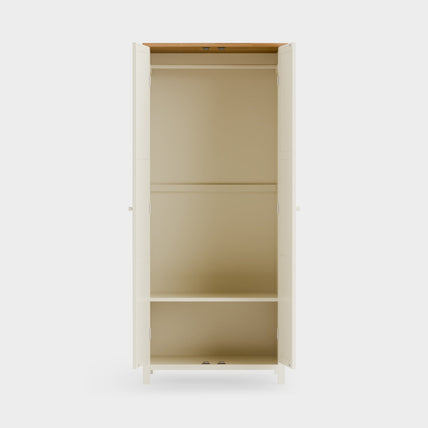 Connie Wardrobe Ivory and Oak