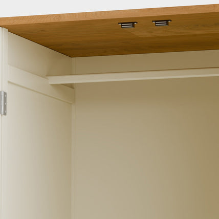 Connie Wardrobe Ivory and Oak