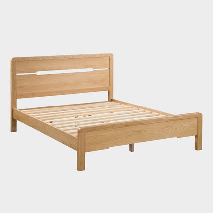 Curve Bed Frame Kingsize Oak