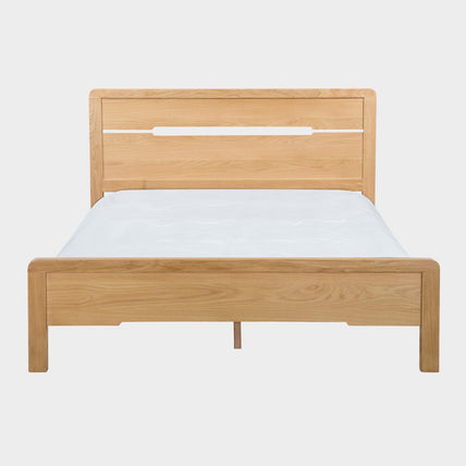Curve Bed Frame Kingsize Oak