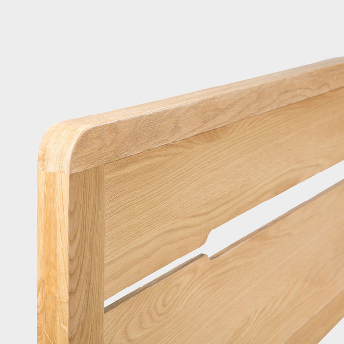 Curve Bed Frame Kingsize Oak