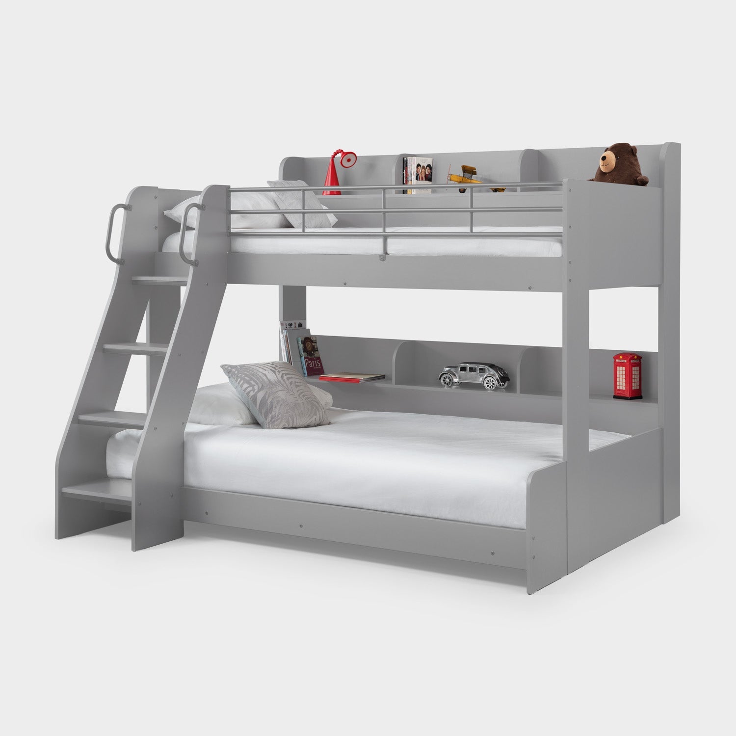 Dune Triple Sleeper Bed Light Grey