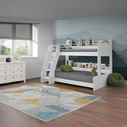 Dune Triple Sleeper Bed White