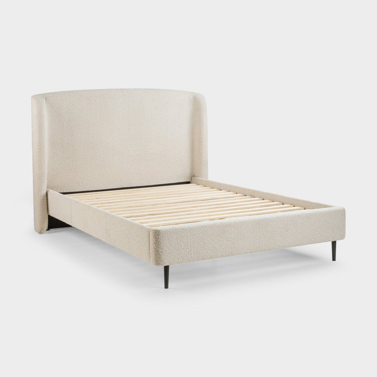 Elara Bed Frame Double Ivory