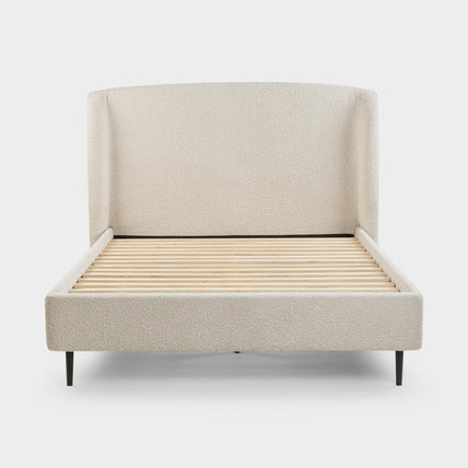 Elara Bed Frame Kingsize Ivory