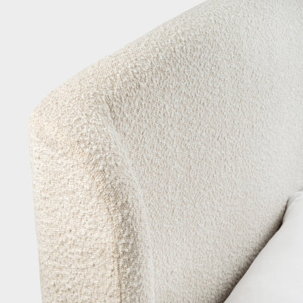 Elara Bed Frame Kingsize Ivory