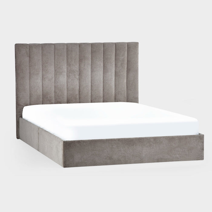 Emilla Bed Frame Double Grey