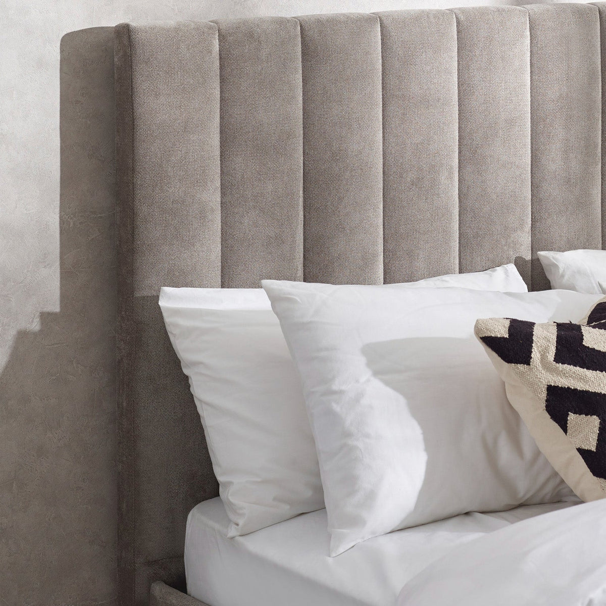 Emilla Bed Frame Kingsize Grey