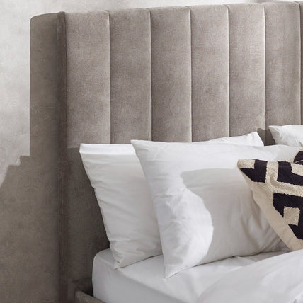 Emilla Bed Frame Kingsize Grey