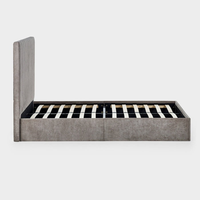 Emilla Bed Frame Single Grey