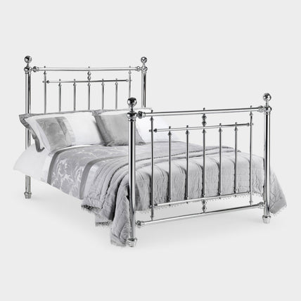 Empire Bed Frame Double Chrome